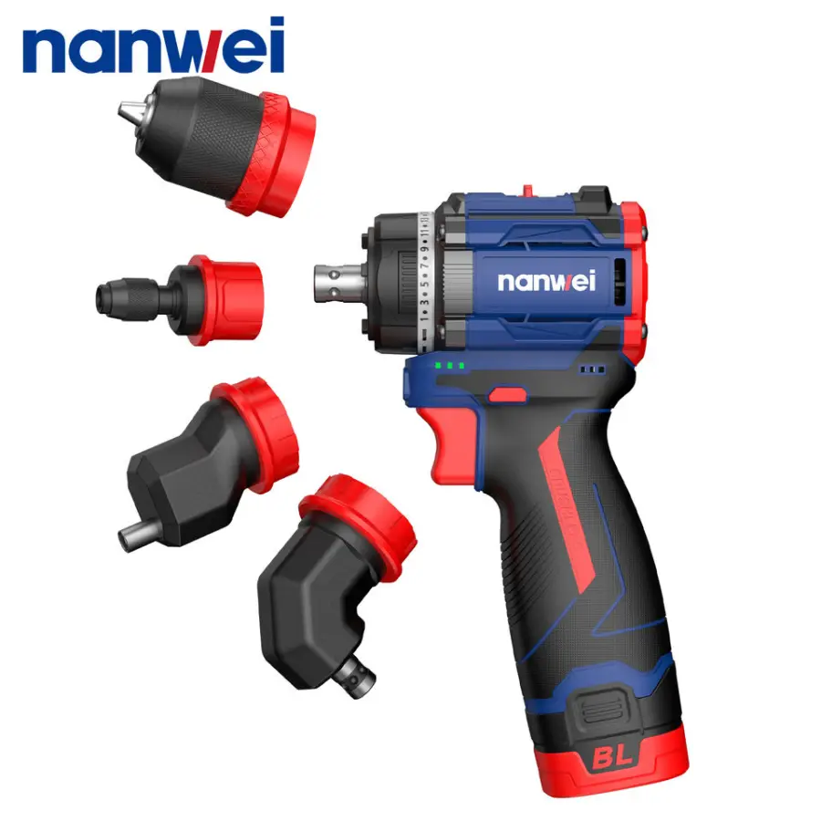 NANWEI Electric Drill Set 4-in-1 Brushless Combo Kit Wholesale Factory Direct Power Drill Set — image 4
