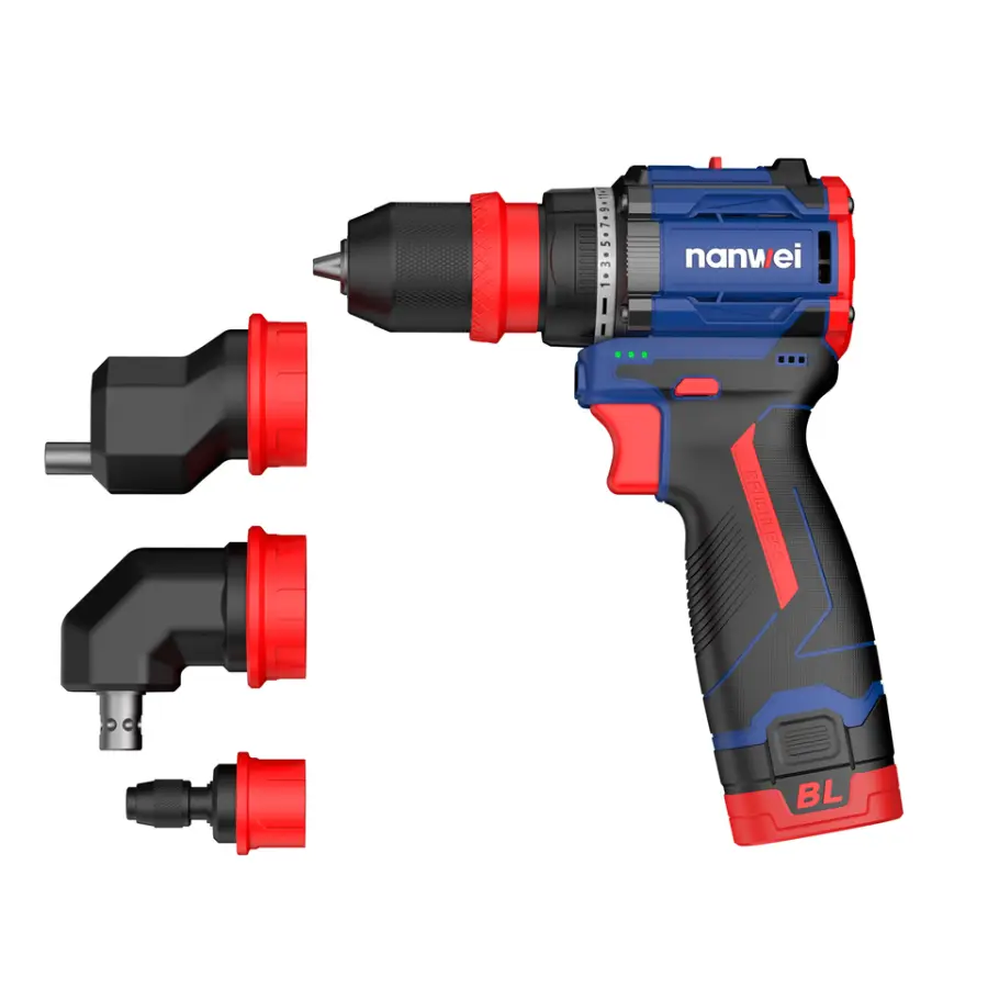 NANWEI Electric Drill Set 4-in-1 Brushless Combo Kit Wholesale Factory Direct Power Drill Set — image 7