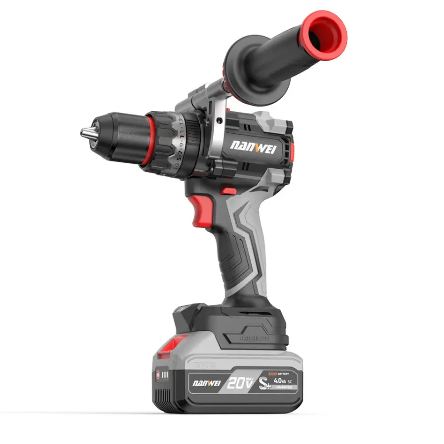 NANWEI New High Torque Power Drill 160Nm Cordless Brushless Impact Driver Drill Electric Screwdriver — view 1