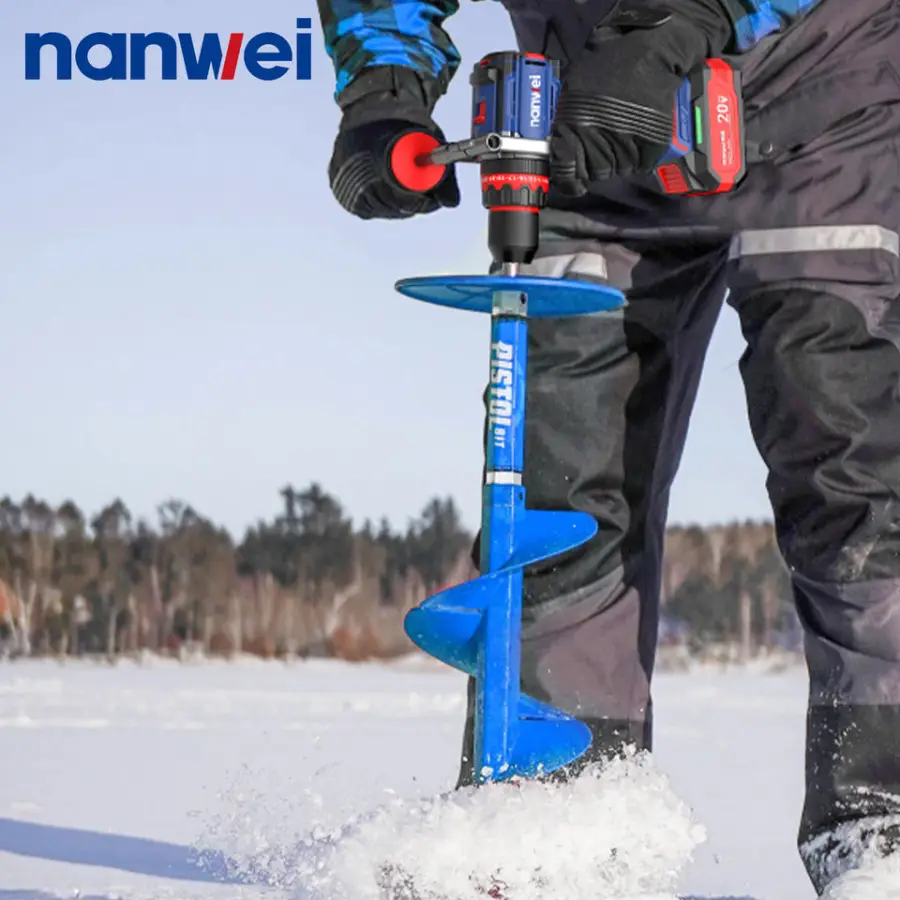 Nanwei For 3 Functions 21V Brushless Impact Cordless Electric Drill Driver LED Light Customizable OEM Support Battery — image 2