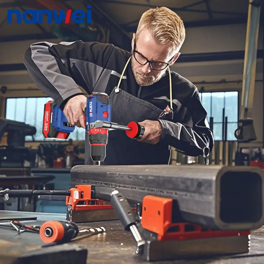 Nanwei 13MM Chuck Brushless Impact Drill Cordless Electric Screwdriver Lithium Batter Ice Breaker Digging for 21v Battery — image 5