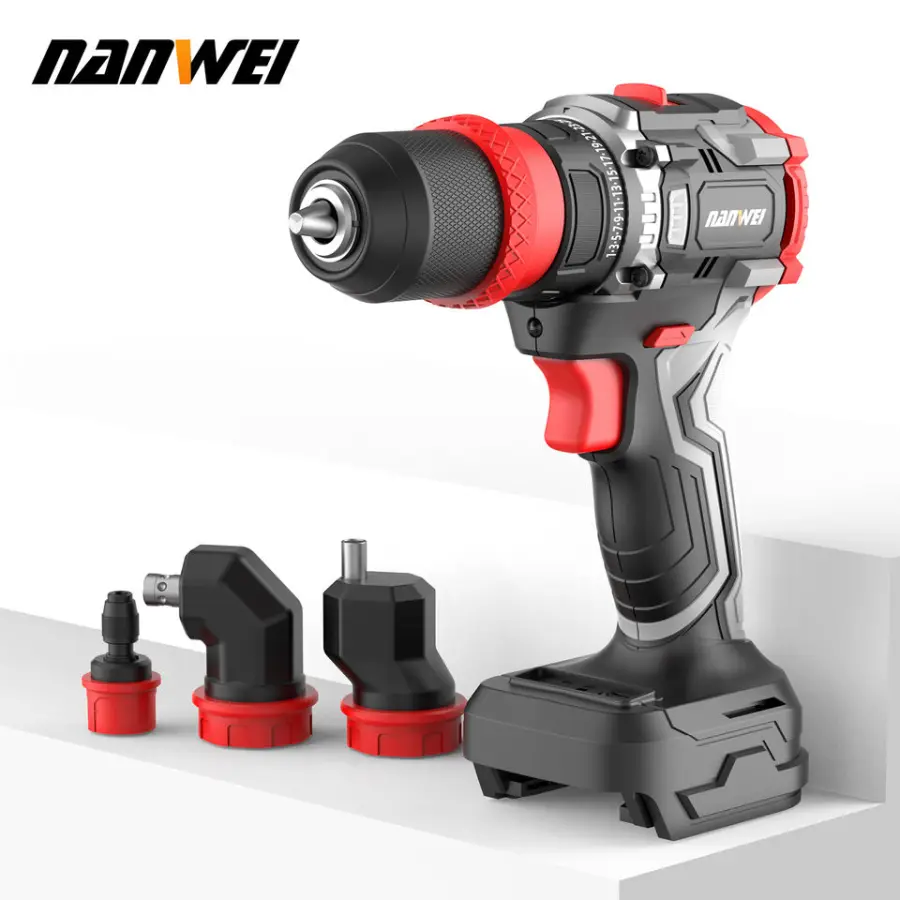 NANWEI 20V Cordless Drill Set 4 in 1 Multi-purpose Rechargeable Cordless Screwdriver Repair Tools — image 3