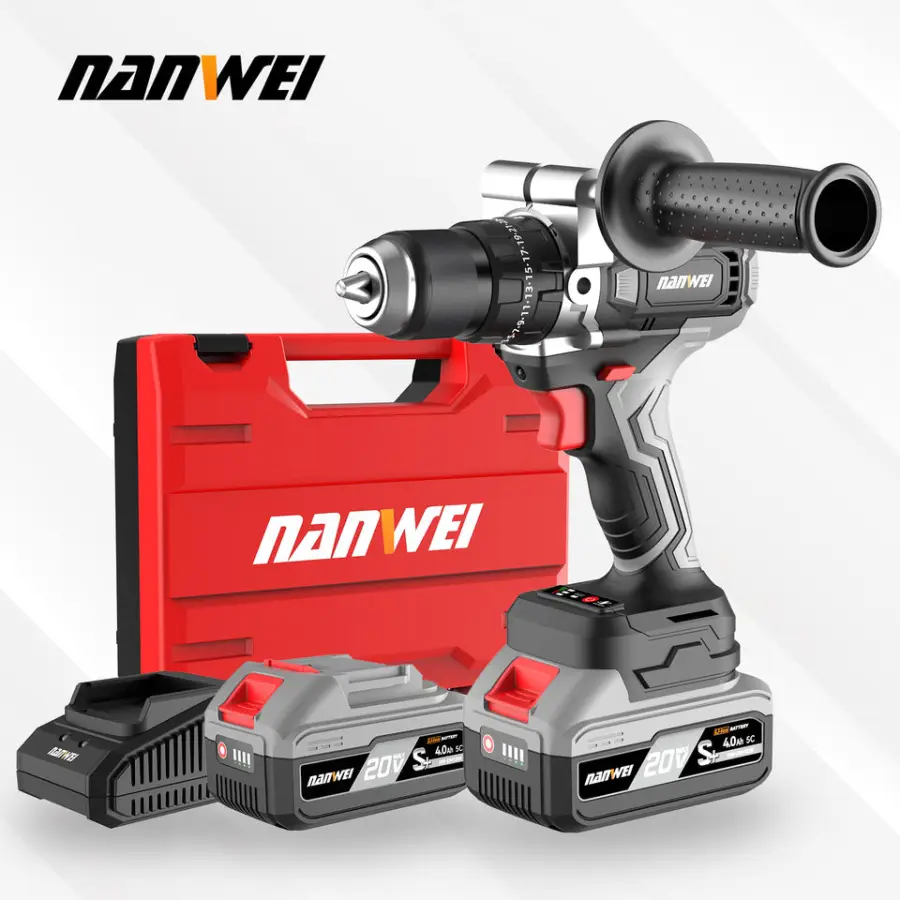 CE Certified Power Tools 120Nm Wireless Screwdriver 13mm Brushless Drill for Home Use — image 5