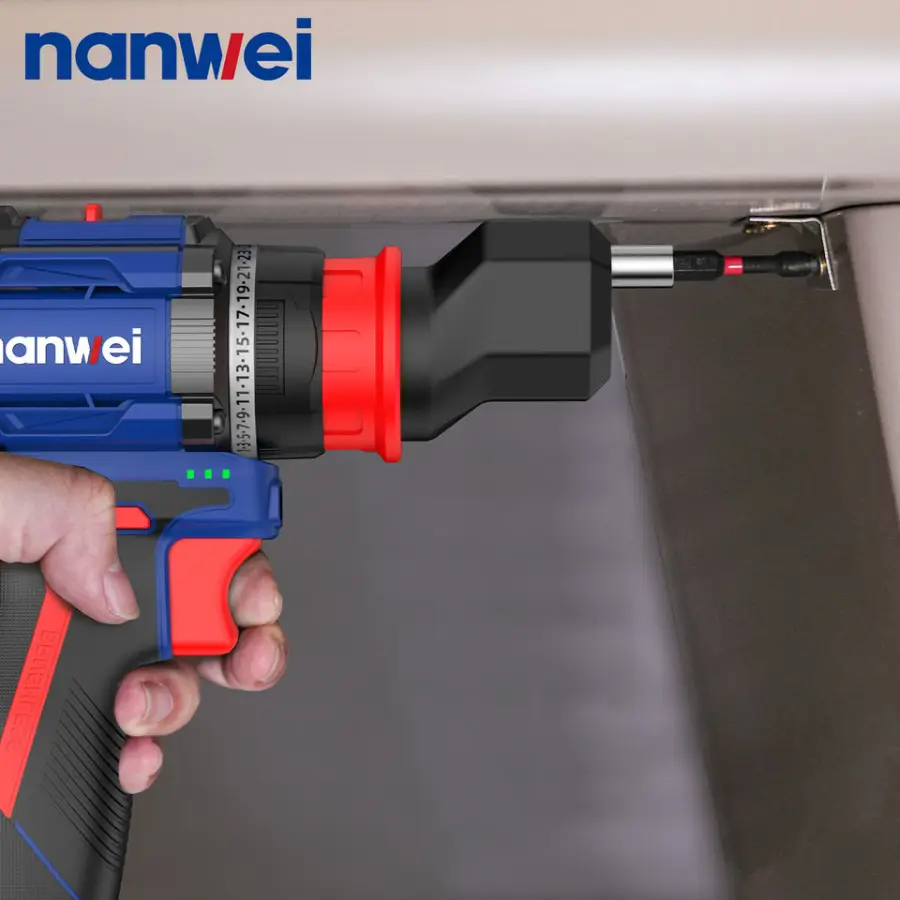 Hot Sale Multi-head Brushless Lithium Battery Drill Multi-function Electric Drill Two-speed Multi-head Drill — image 2