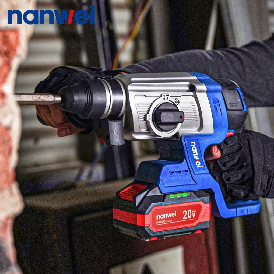 Power Tools Multi Function Machine Lithium Battery Cordless Drill Hammer High Quality Brushless Electric Rotary Hammer — image 2