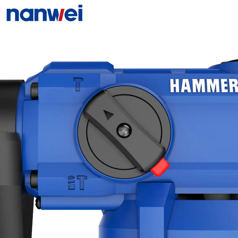 Nanwei Max LITHIUM-ION BRUSHLESS 26mm Concrete Breaker Drilling Capacity Cordless Rotary Hammer Kit with Battery and Charger — image 3