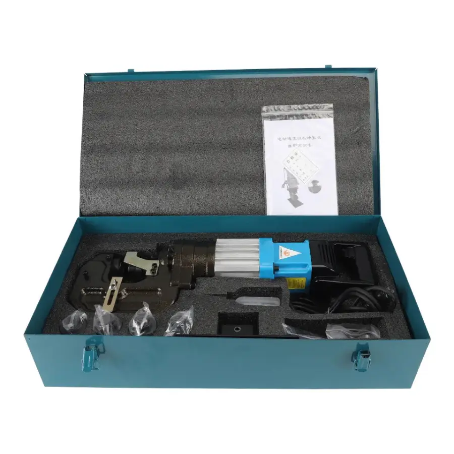 Electric Hydraulic Channel Punching Machine MIP-25 for Steel Iron Copper Aluminum 6mm Thickness Blue 20KG ODM Supported — image 7
