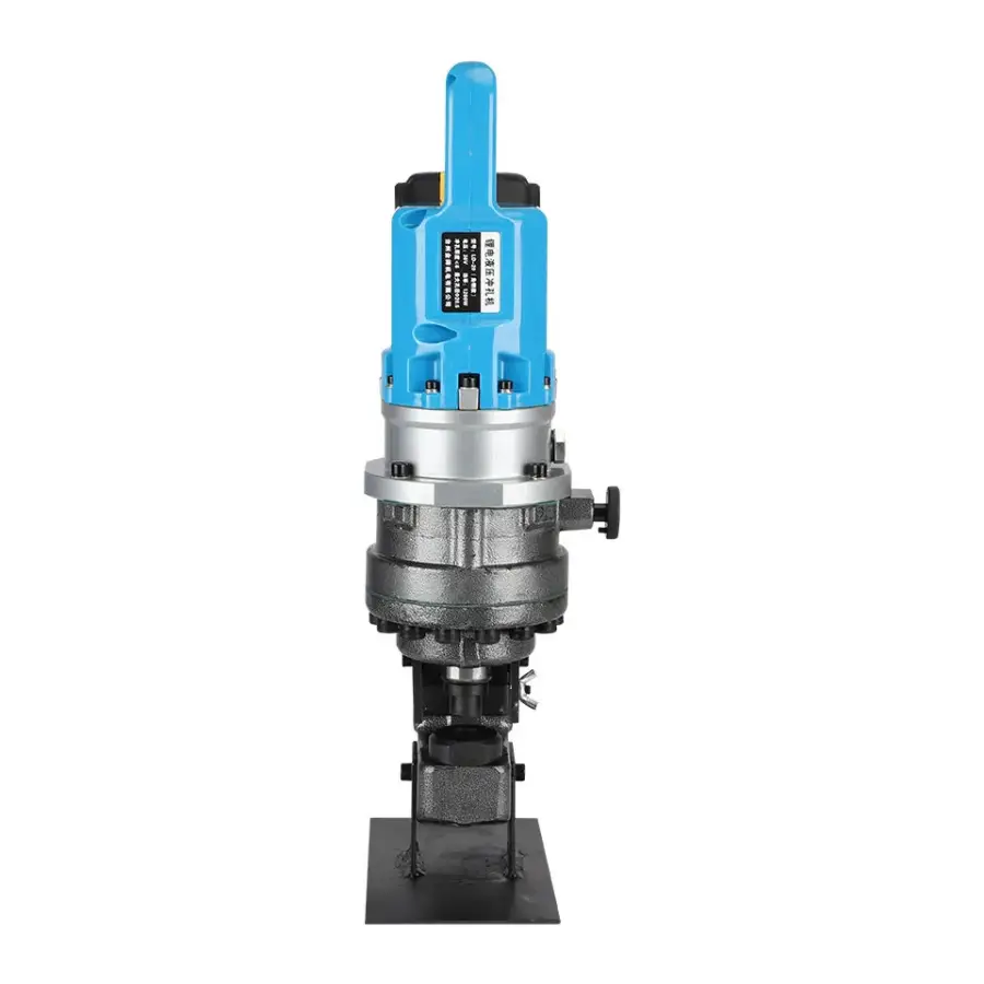 Lithium Battery Hydraulic Channel Punching Machine LD20 for Iron 6mm Thickness 20KG Weight Blue ODM Supported — image 4