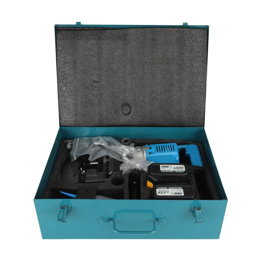 Lithium Battery Hydraulic Channel Punching Machine LD20 for Iron 6mm Thickness 20KG Weight Blue ODM Supported — image 7