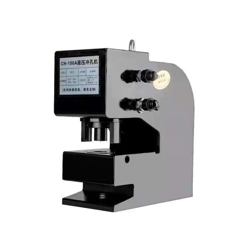 CH-100A Hydraulic Steel Punching Machine 100Ton Black ODM Supported — view 1