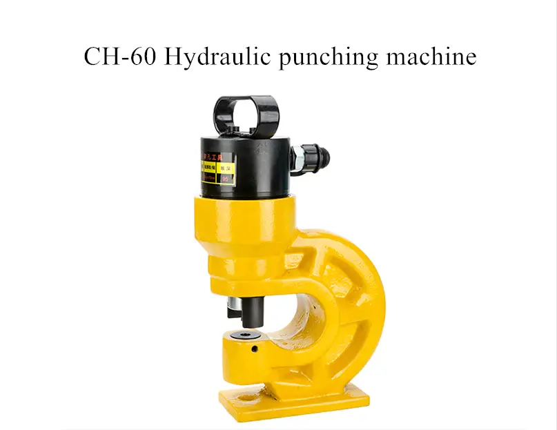 CH-60 Standard Square Hole Customized Manual Hydraulic Metal Punching Machine for Steel 20kg Weight ODM Supported — image 2