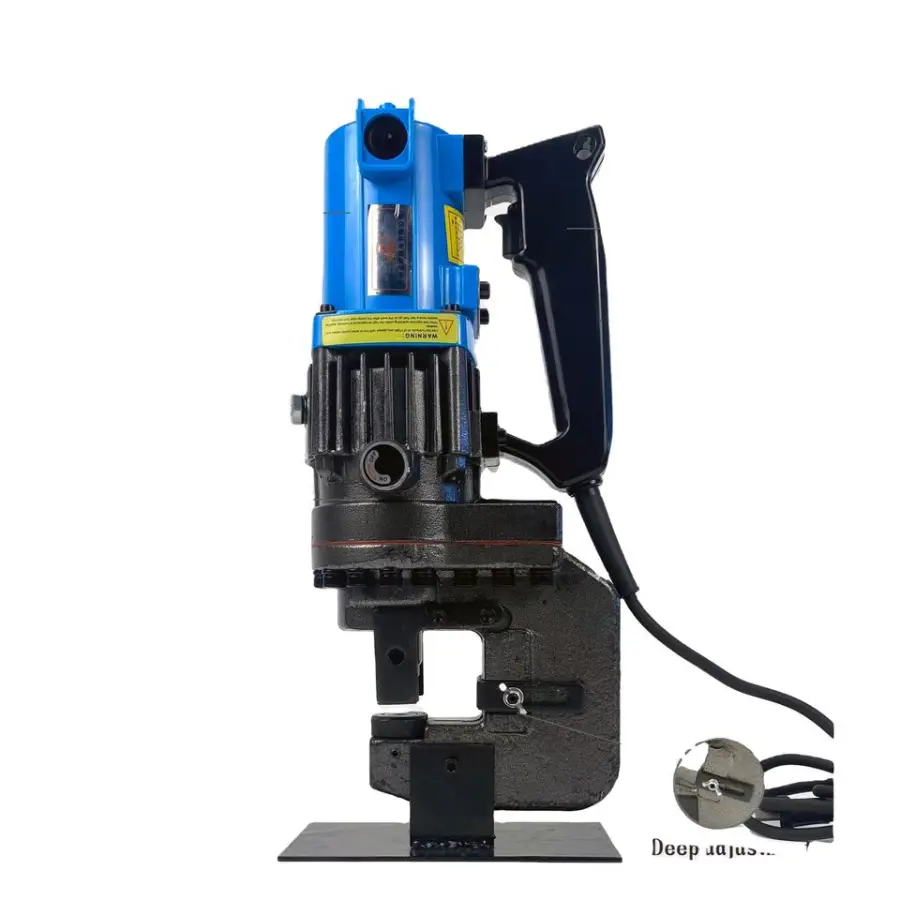 Electric Hydraulic Hole Puncher 1200W Punching Machine Metal Hole Punch with Carbon Brush 5 Dies for Iron Copper — image 4