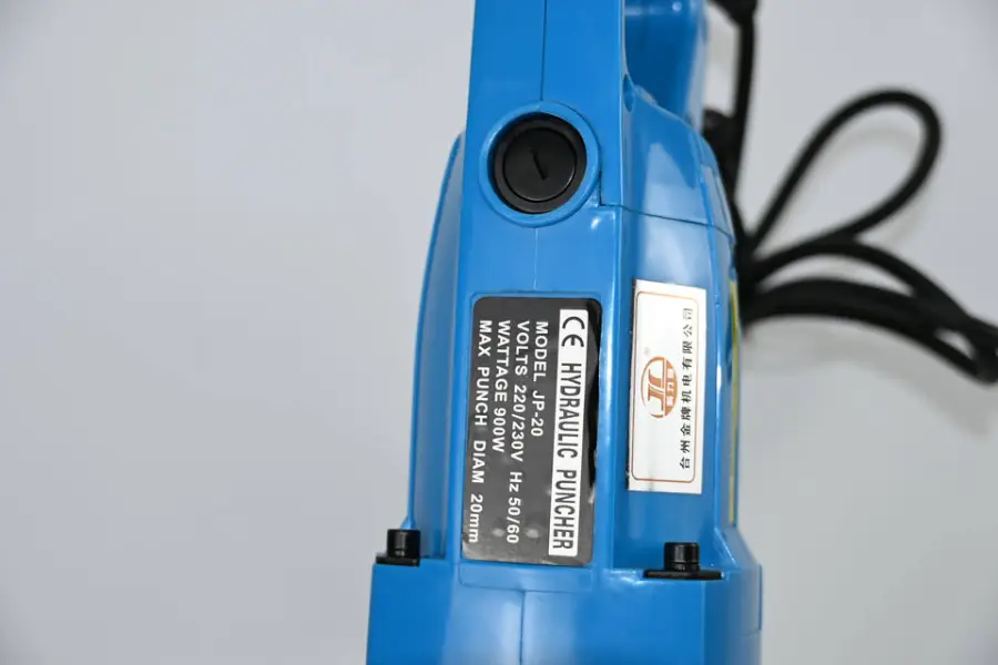 JP20 Electric Hydraulic Punching Machine Iron Material 20kg Weight Make Hole Tools — view 6