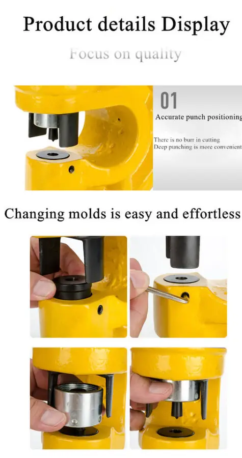 New Arrivals 2021 Design CH-70 Copper Steel Plate/angle Steel/angle Iron Punching Punch — image 2