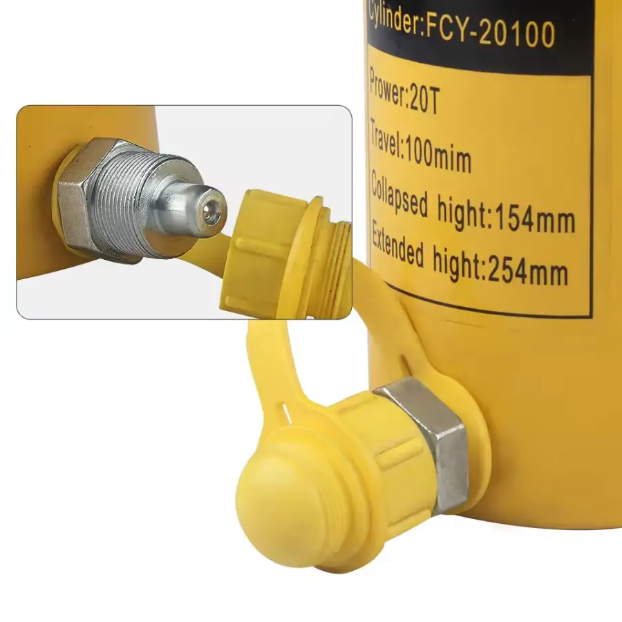 FCY-20100 20 Ton Long Stroke Hydraulic Cylinders Single Acting Hydraulic Jacks — image 4