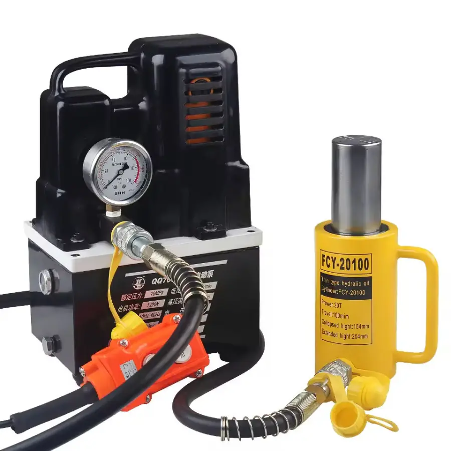 FCY-20100 20 Ton Long Stroke Hydraulic Cylinders Single Acting Hydraulic Jacks — image 5