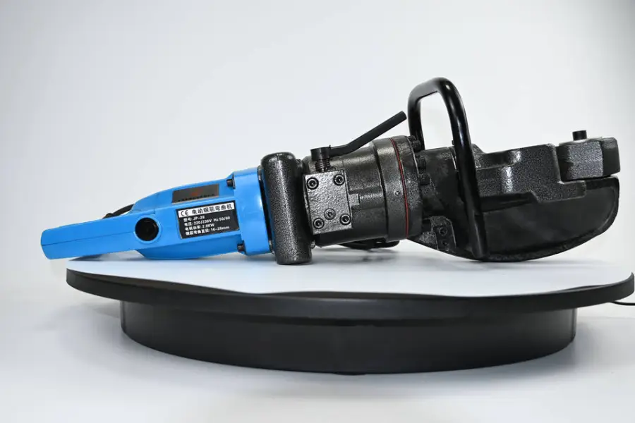 JINPAI Jp-28 Electro-Hydraulic Steel Rebar Bender & Straightening Machine 1200W Motor 10-28mm Bending Diameter AC 240V — image 6