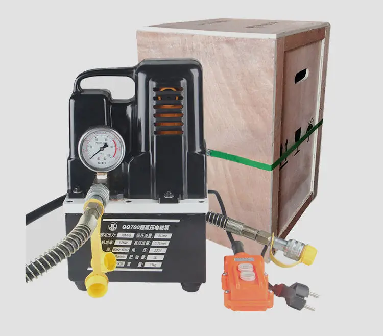 Small QQ700 High Quality Factory Solenoid Valve Electric Hydraulic Pump — image 5