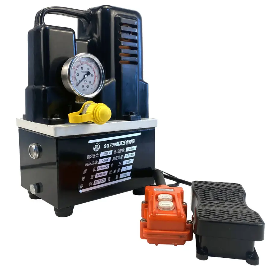 JINPAI QQ700 High Quality Factory Direct Sale Solenoid Valve Electric Hydraulic Oil Pump — image 3