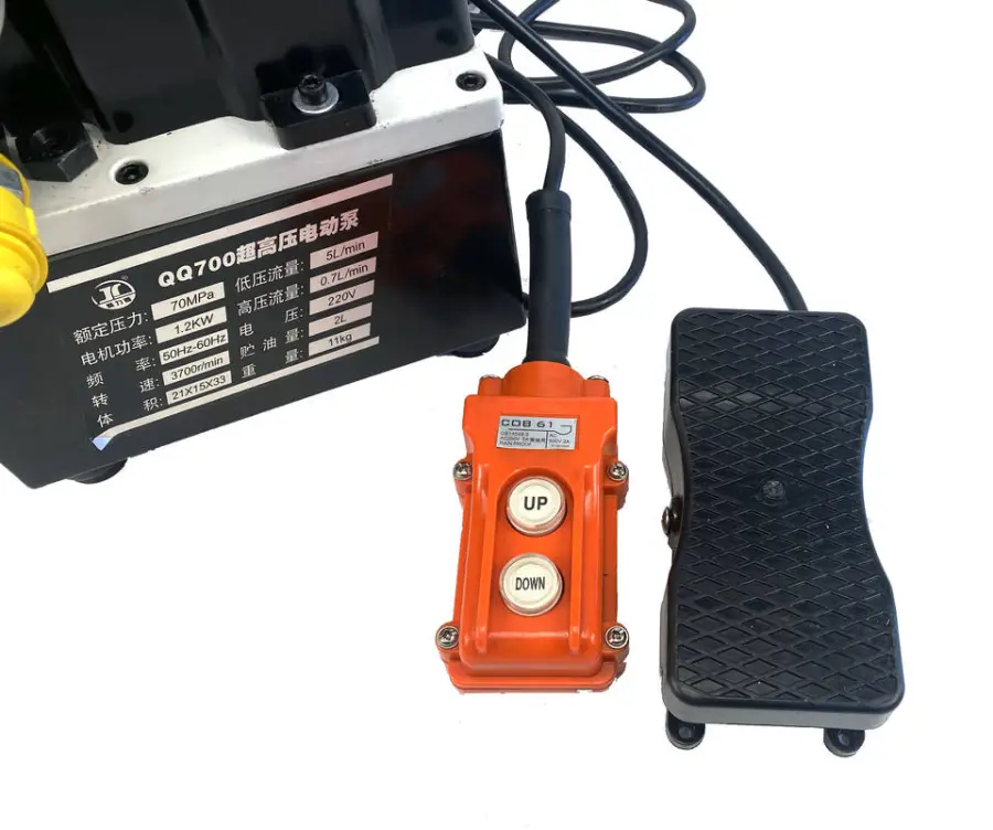 JINPAI QQ700 High Quality Factory Direct Sale Solenoid Valve Electric Hydraulic Oil Pump — image 6