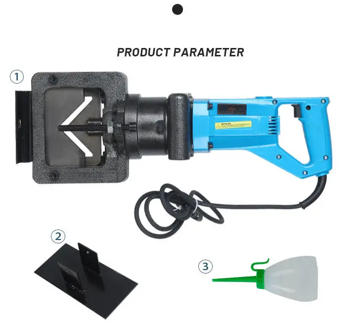 Angel Iron Cutting Tools Hydraulic Angle Iron Cutter Electric Angle Cutting Machine 60x60 mm — view 2