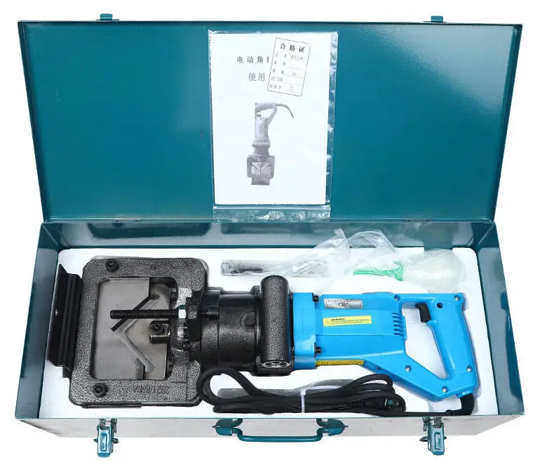 Angel Iron Cutting Tools Hydraulic Angle Iron Cutter Electric Angle Cutting Machine 60x60 mm — view 3