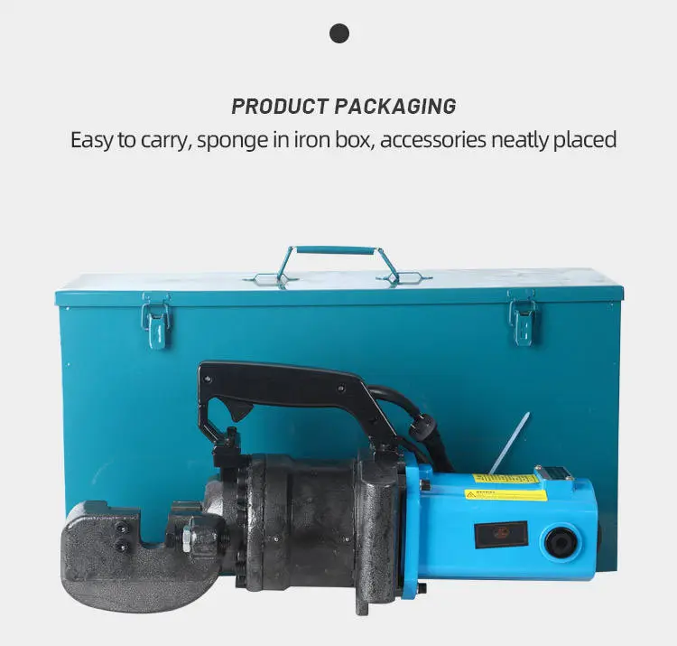 RC-25 Hydraulic Electric Rebar Iron Cutter Portable Automatic Steel Bar Rebar Cutting Machine — image 3
