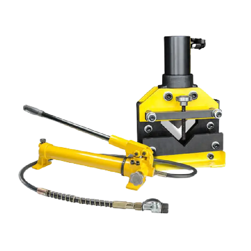 Wholesale Angle Steel Cutting Machine with Cp-700 Hand Pump Yellow 240V ODM Supported China Zhejiang — view 1