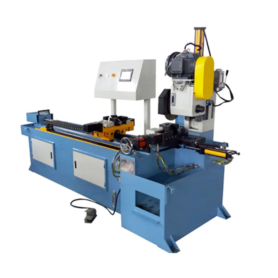 Factory Direct Customizable Blue Series Automatic Cutter Square Tube Circular Saw Machine 45 Degrees Angle New Stainless — view 1