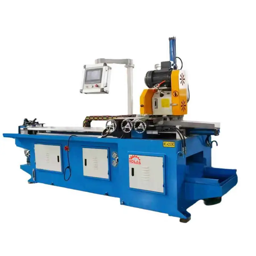 Hoilda Industrial Automatic Stainless Steel Tube Saw Traverse Feeding Optional Servo Angle for Batch Multi-cutting Proce — view 1