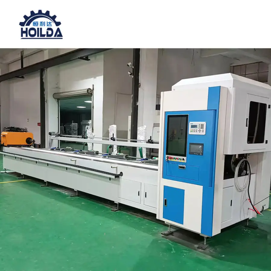 Factory Direct Heavy-Duty Automatic Gear Double Chuck Design Large Diameter Stainless Steel Fiber Laser Pipe Cutting Machine — image 3