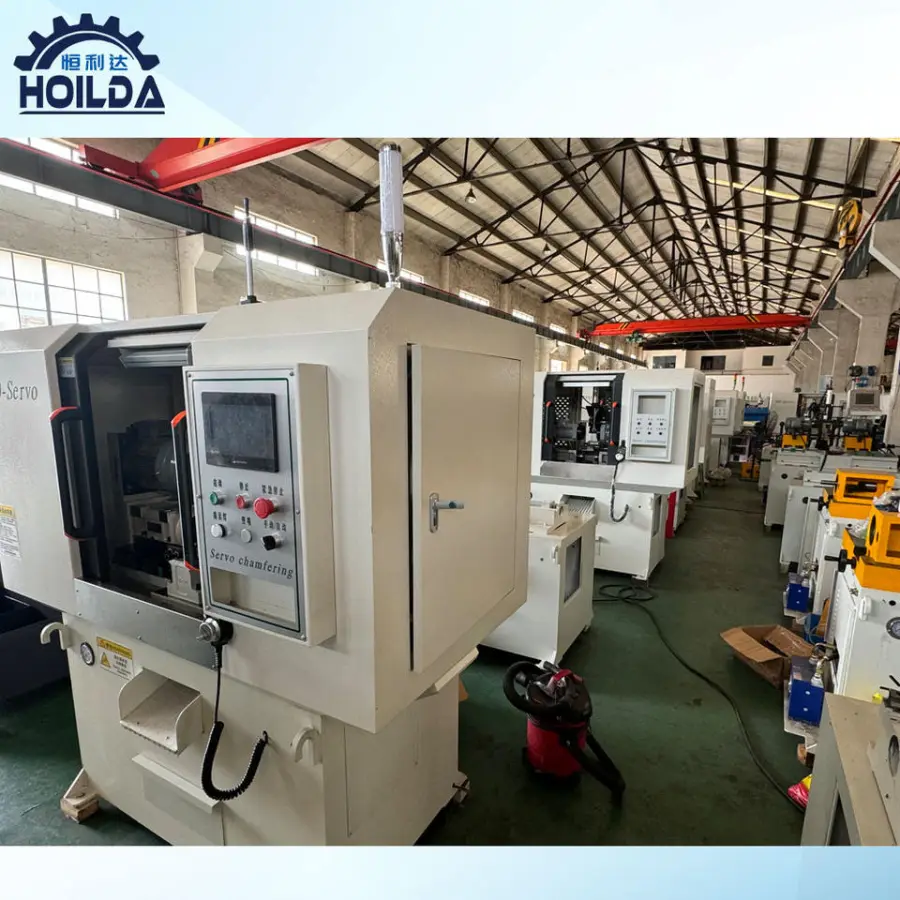High Precision CNC Automatic Gear-Driven PLC 220V/380V 2.2kW Pipe End Chamfering Machine Stainless Steel Fittings Tube Beveling — image 7