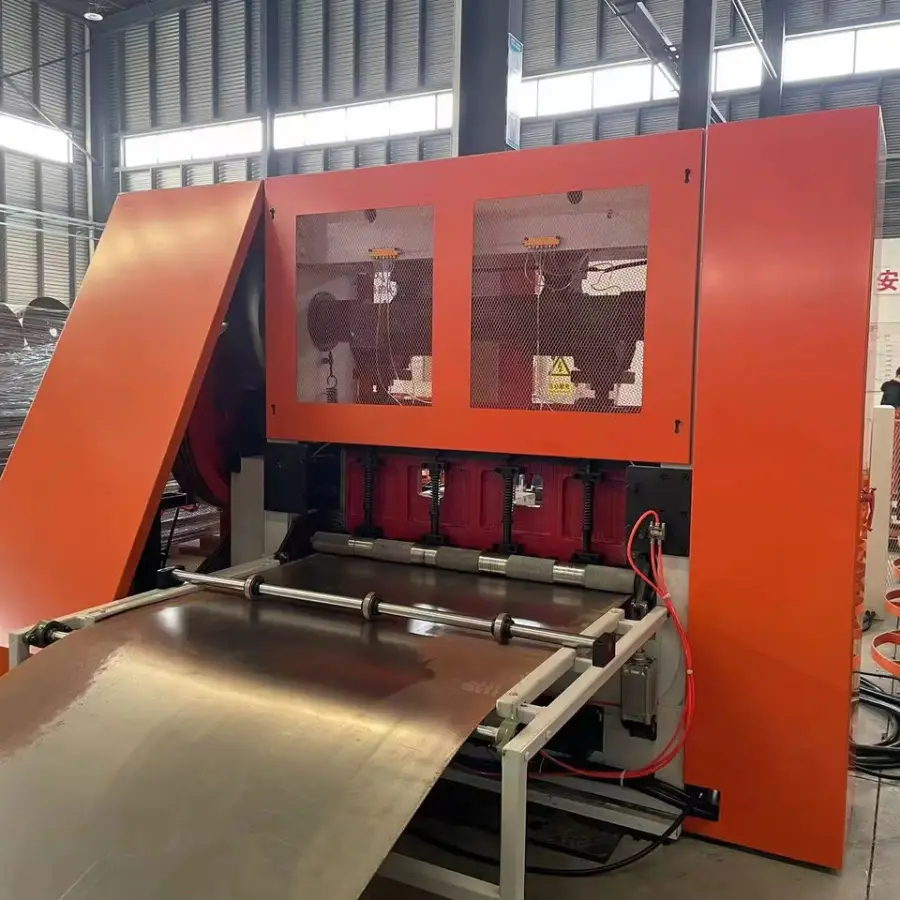 Metal Mesh Fence Curtain Wall Making Expanded Metal Mesh Machine — view 1