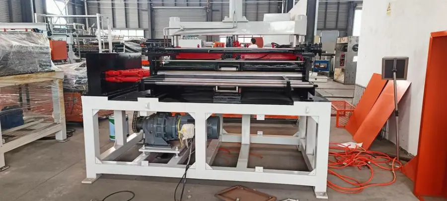 Metal Mesh Fence Curtain Wall Making Expanded Metal Mesh Machine — image 7