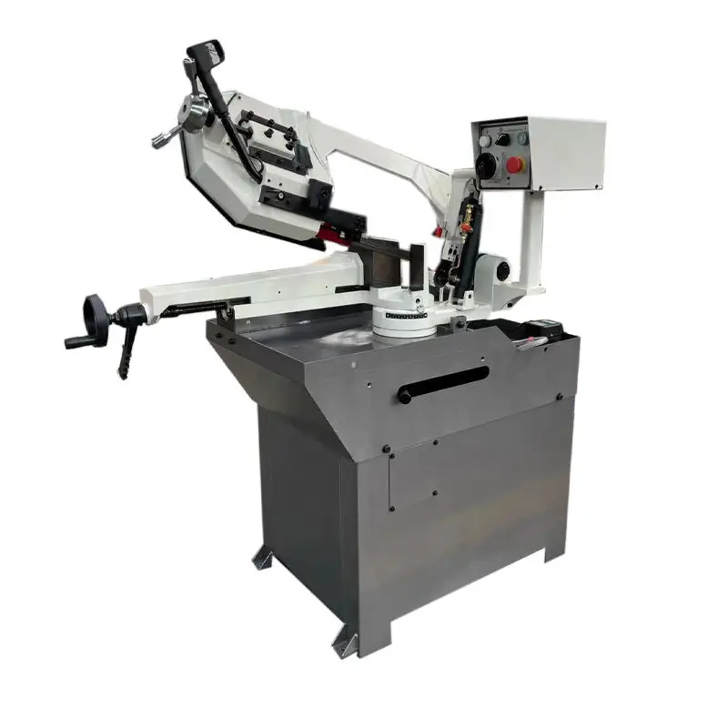 Small Mini China Electric Cutting Pipe Steel Manual Metal Cutting Band Saw Machine — image 3