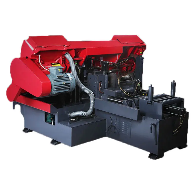 Fully Automatic CNC Horizontal Band Saw, Metal Steel Bar Cutting Saw Machine — image 4