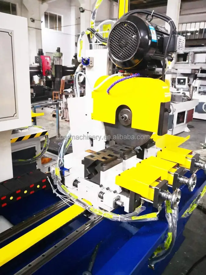 Servo Motor Feeding 425CNC Hydraulic Pipe Cutting Machine - High Precision Metal Pipe Cutting Equipment — view 2