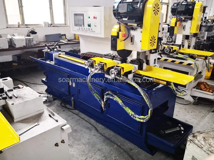 Servo Motor Feeding 425CNC Hydraulic Pipe Cutting Machine - High Precision Metal Pipe Cutting Equipment — view 3