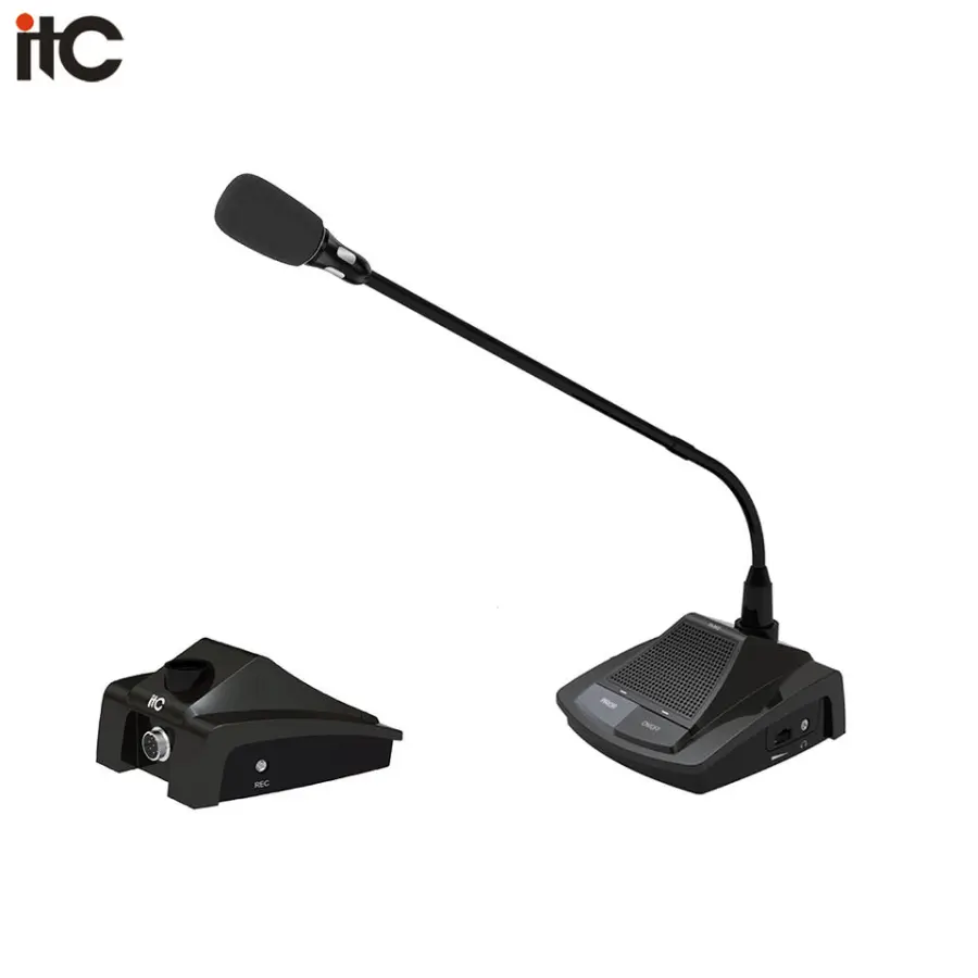 ITC TS-0602 High Integration Conference Microphone Digital Desktop Discussion Conference Voting System Chairman/Delegate — view 5