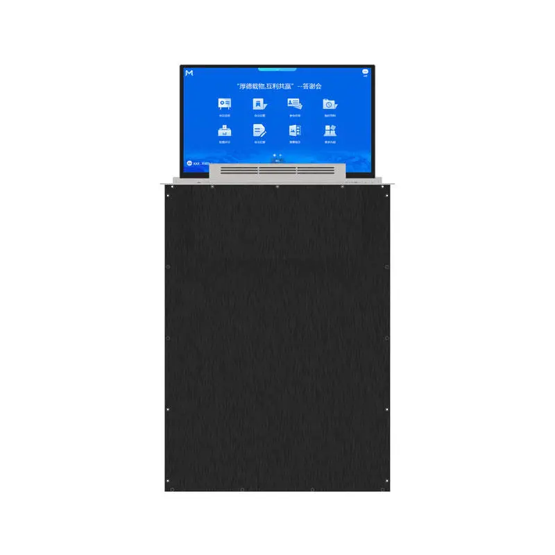 Hidden Paperless Conference System 15.6 Inch Motorized Electric Table LCD Monitor Lift Paperless Conference System — image 3