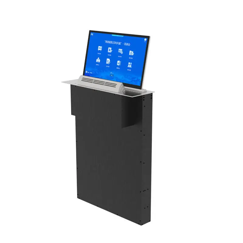 Hidden Paperless Conference System 15.6 Inch Motorized Electric Table LCD Monitor Lift Paperless Conference System — image 7