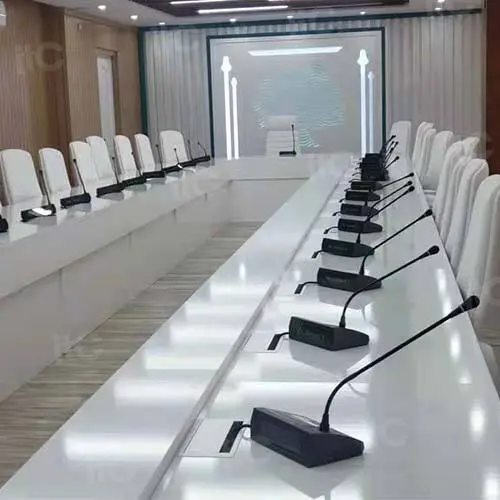 ITC Meeting Voting Discussion Table Wired Digital Conferencing Daisy Chain Conference System Delegate Unit Microphone — image 4