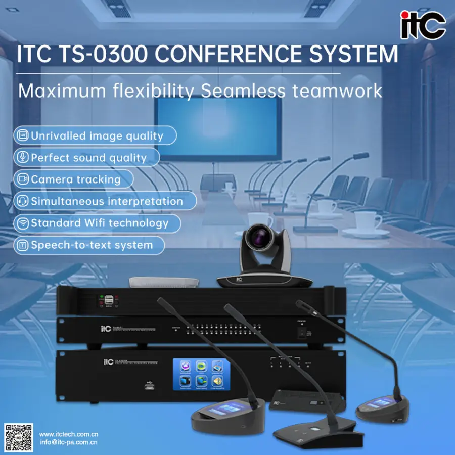 China Best Microphones High Quality Audio Conference System for Meeting Room — image 4