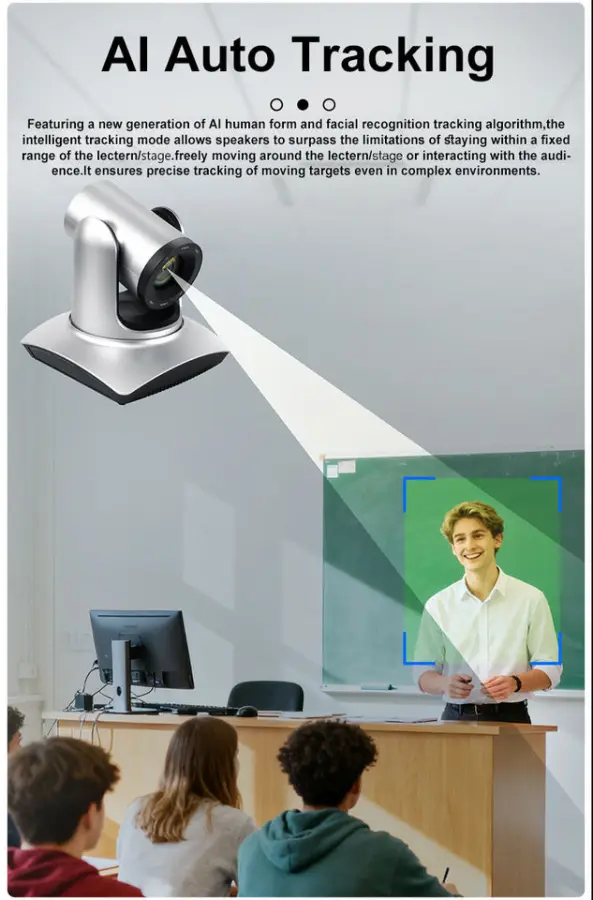 All-in-One Audio Video Conferencing Kit Gesture Controlled Auto-tracking 4k Video Camera BT Wireless Speakerphone AV — image 6