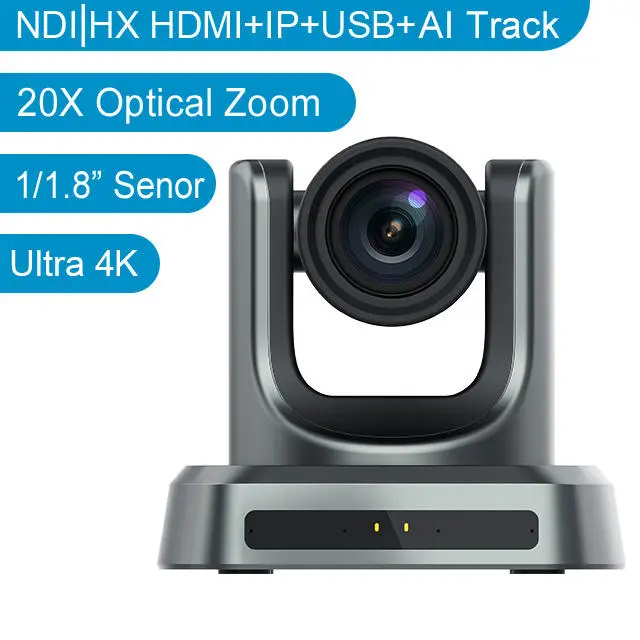 4K Auto Tracking PTZ Camera System Bundle = 4pcs MC500A UHD 20x Zoom + Joystick Controller + POE Switch for Live Streaming — image 3