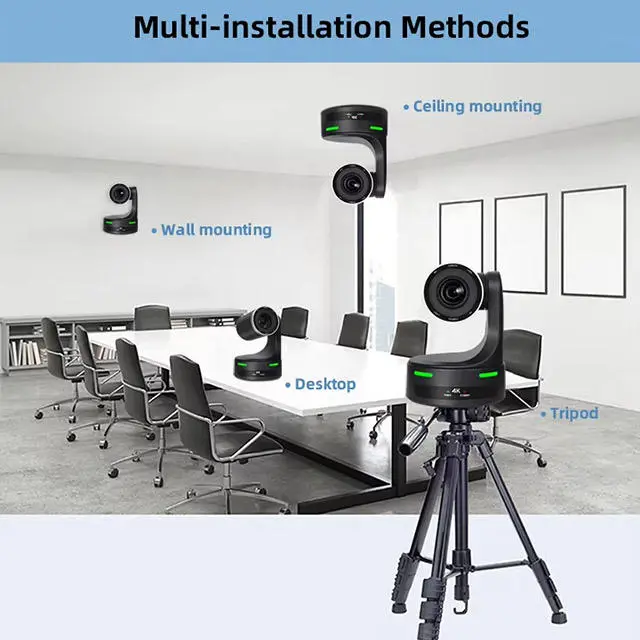 4K 20X NDI PTZ Camera Bundle 4D Joystick PTZ Controller 3G-SDI IP PoE Controller Keyboard PTZ Camera — image 7