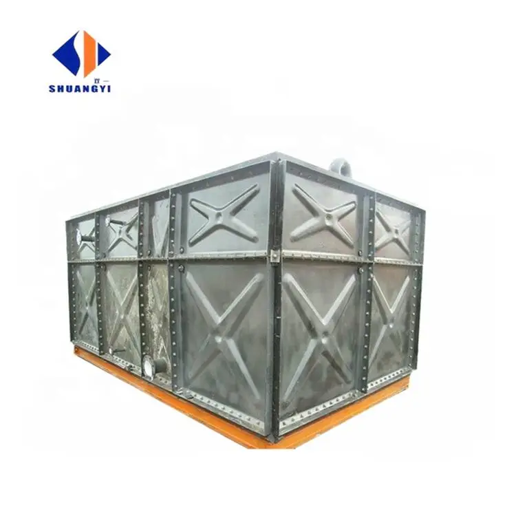 Shuangyi 5000L 40000L 100000L 250CBM 500m3 HDG Galvanized Steel Round/Square Water Storage Tank CE ISO Certified Industrial — image 7