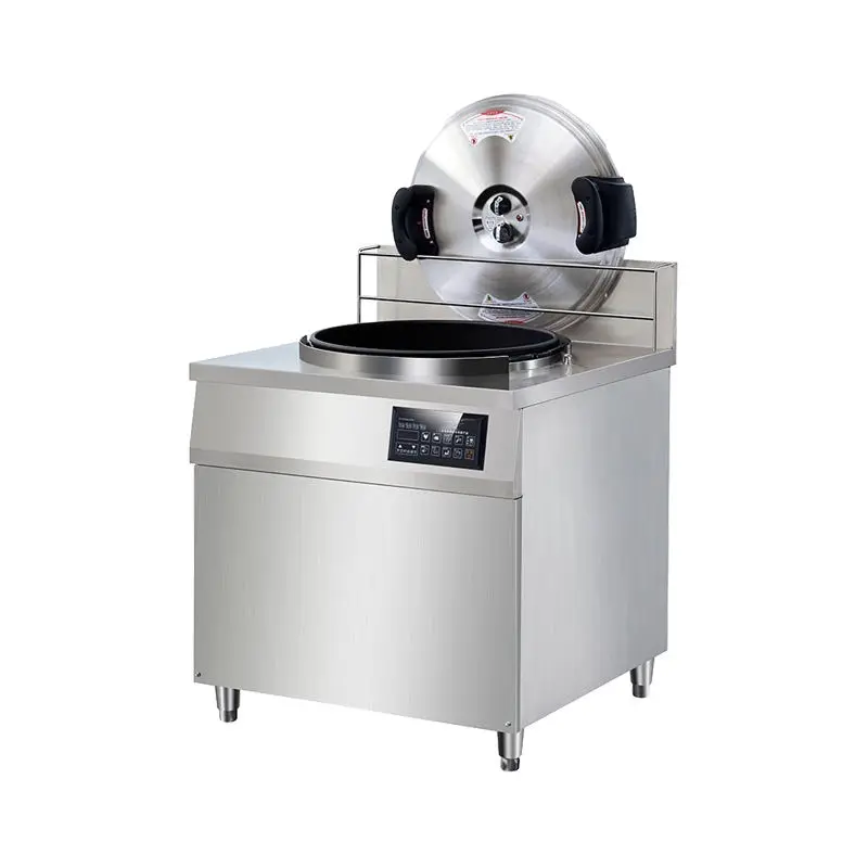 Big-Scale Hotel Commercial Smart Standing 80 Litre Large Stainless Steel Electric Industrial Pressure Cooker — image 7