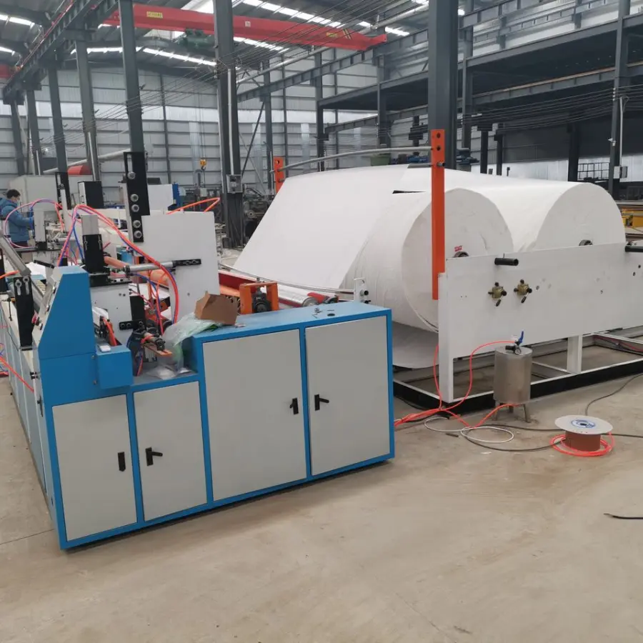 1800-Type Toilet Paper Production Line Semi-Automatic Paper Products Processing Machine Small Roll Paper Making Machine — view 4