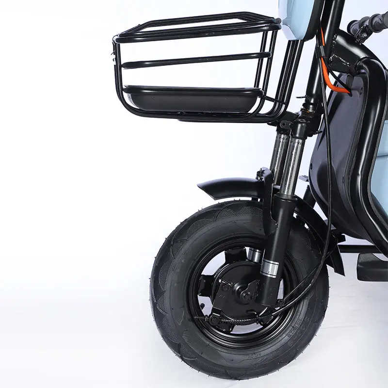 3 Wheel 12 Inch Lead Acid Electric Tricycle with Passenger Seat for Adult 48V600W — image 5